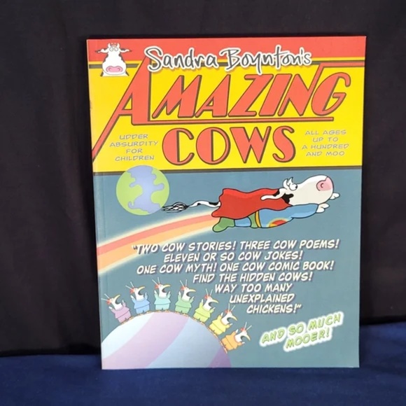 Other - 3/$25 Sandra Boynton's Amazing Cows: Udder Absurdity for Children